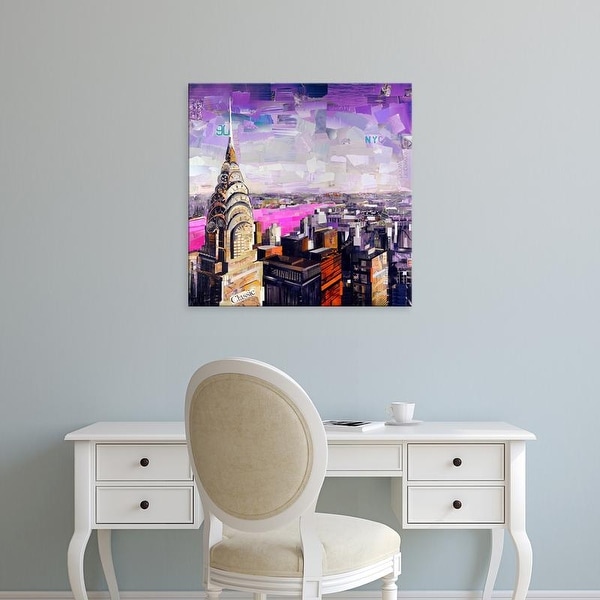 Easy Art Prints James Grey's 'Chrysler View' Premium Canvas Art