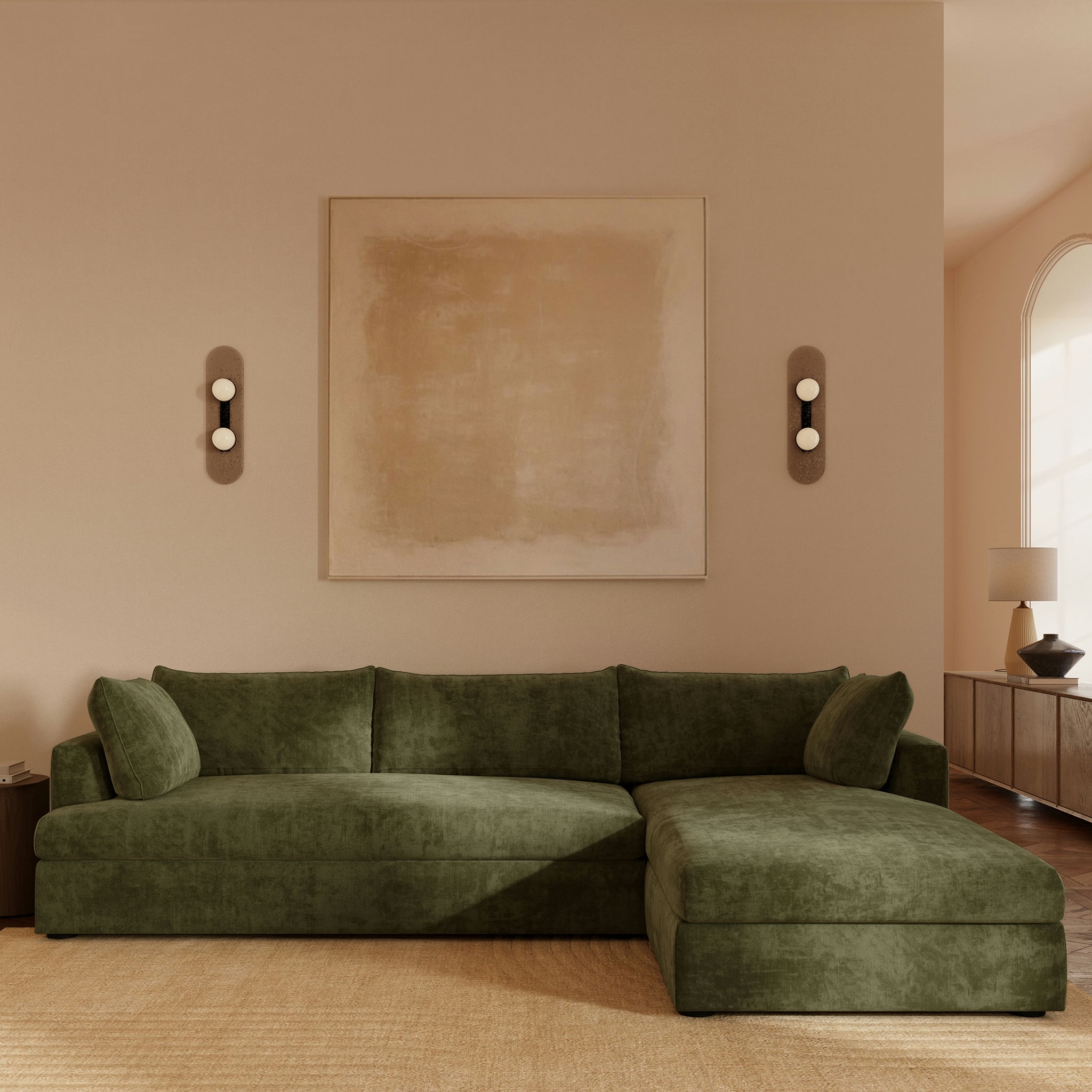 Poly & Bark Milo Sleeper Sectional