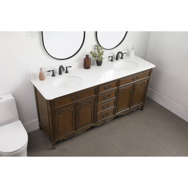 72" Double Bathroom Vanity