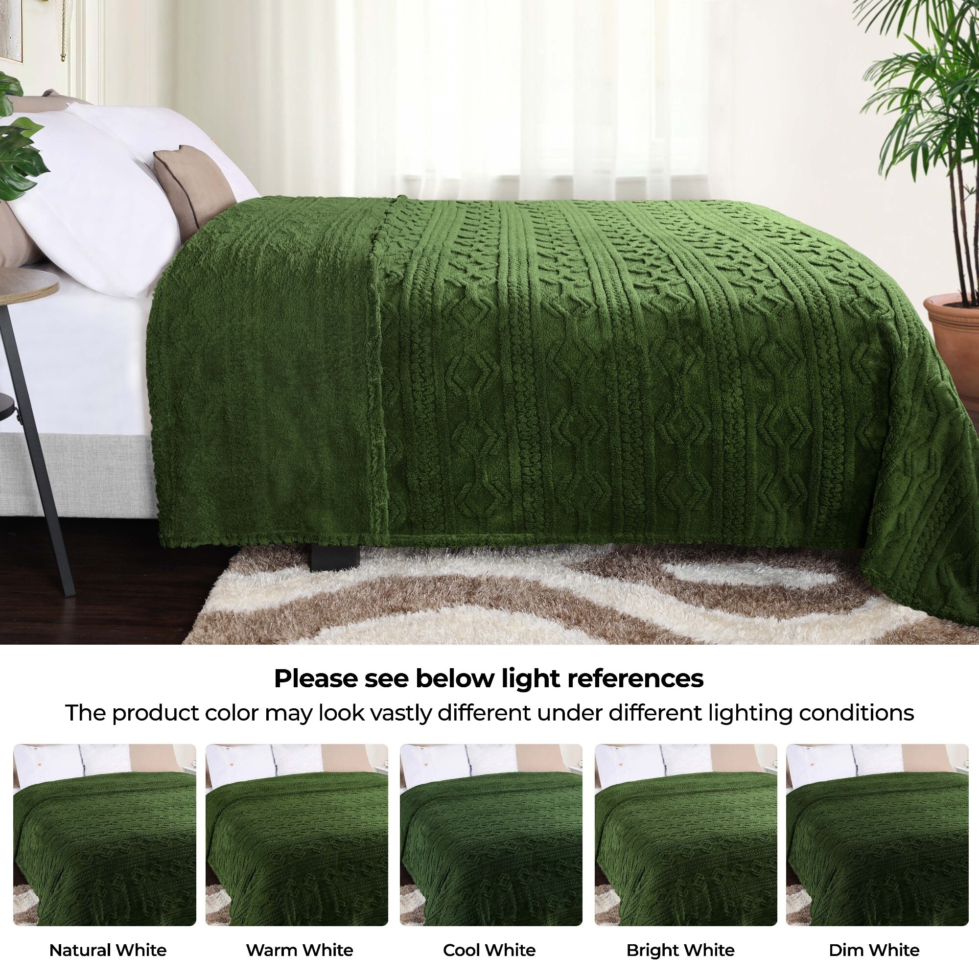 GY Throw Blankets Checkered Fuzzy Sage Green Blanket Plaid Decorative Green Throw Blanket - Super Soft Warm Cozy Fluffy Blanket