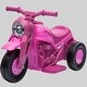 preview thumbnail 2 of 1, Toddler Electric Motorcycle, 6V Ride-On Bubble Car with LED Headlight, Music, 3-Wheeled Motorbike, 1.9 MPH Speed Pink