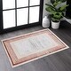 preview thumbnail 2 of 8, LOOM & LUXE Collection Brown/Ivory/Bordered Non-Shedding Area Rug