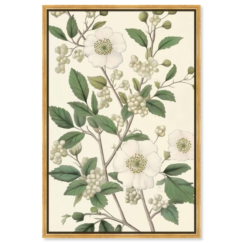 White Cherokee I Canvas by Art Remedy - 24" x 36" - Gold