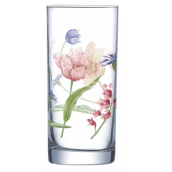 Luminarc Minuet Black Glass Dinnerware Set of 44 for 6 - Bed Bath