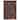 ECARPETGALLERY Handmade Cowhide Patchwork Dark Brown Leather Rug - 4'1 x 6'0