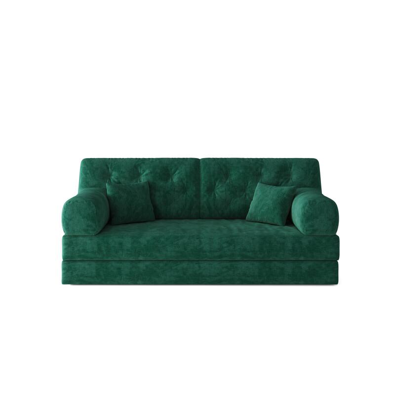 Modular Sofa, Convertible Pudding Block Sofa, Floor-Standing Sofa Bed With Armrests And Comfortable Sofa Bed