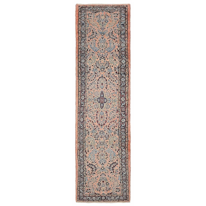 ECARPETGALLERY Hand-knotted Anadol Copper Wool Rug - 2'6 x 9'6