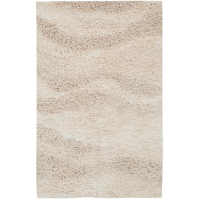 Livabliss Haukipudas Handmade Plush Shag Wool Area Rug