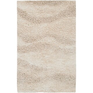 Livabliss Haukipudas Handmade Plush Shag Wool Area Rug