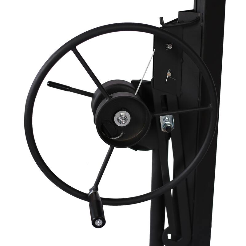 4' x 16' Drywall Panel Lift, Lockable Rolling Caster Ceiling Lift,150Lbs