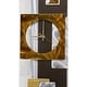 preview thumbnail 4 of 17, Statements2000 Geometric Metal Wall Clock Decor by Jon Allen - 32" x 13"