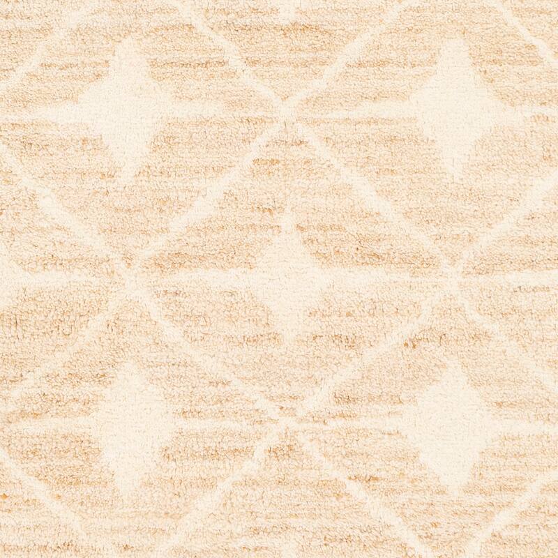 Jessenia Handmade Wool Boho Trellis Area Rug