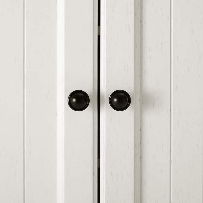 Crosley Seaside Wall Cabinet Distressed White