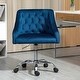 preview thumbnail 14 of 31, Modern Home Office Chair Velvet Swivel Armchair Chair with Soft Seat - 23.00 x 20.00 x 36.00 inch