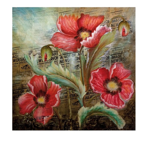 Shop Imax Home 76157 Dionna 40 X 40 Frameless Giclee Flowers Oil