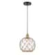 Option Black Antique Brass / Clear, Brown