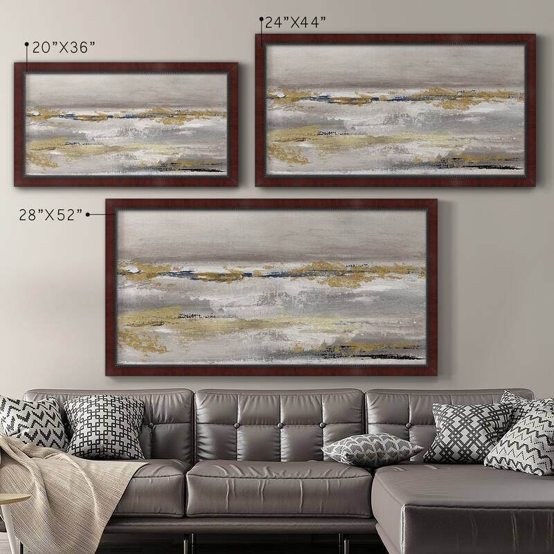 Golden Fog Premium Framed Canvas- Ready to Hang