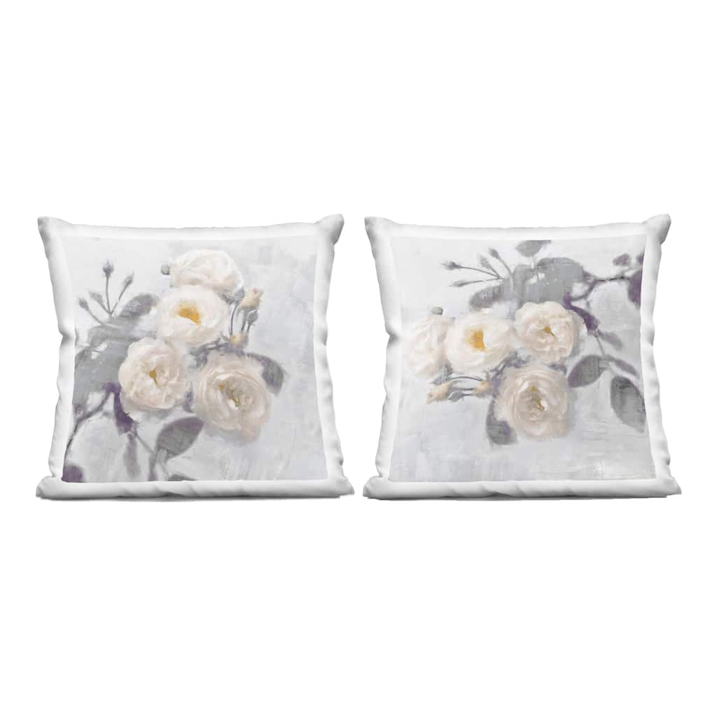 Stupell Country Blossoms Bundle Decorative Printed Throw Pillow Design by Emily Ford (Set of 2)