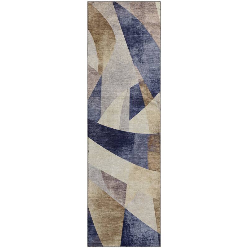 Premium Washable Super Soft Abstract Contemporary Mayfield Rug