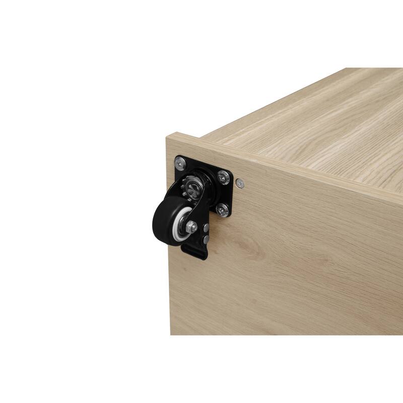 Kitchen Island Cart Serving Trolley Wine Rack Credenza Tableware Cabinet