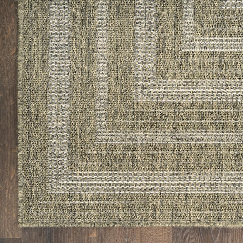 Nourison Tulum Indoor/Outdoor Geometric Area Rug