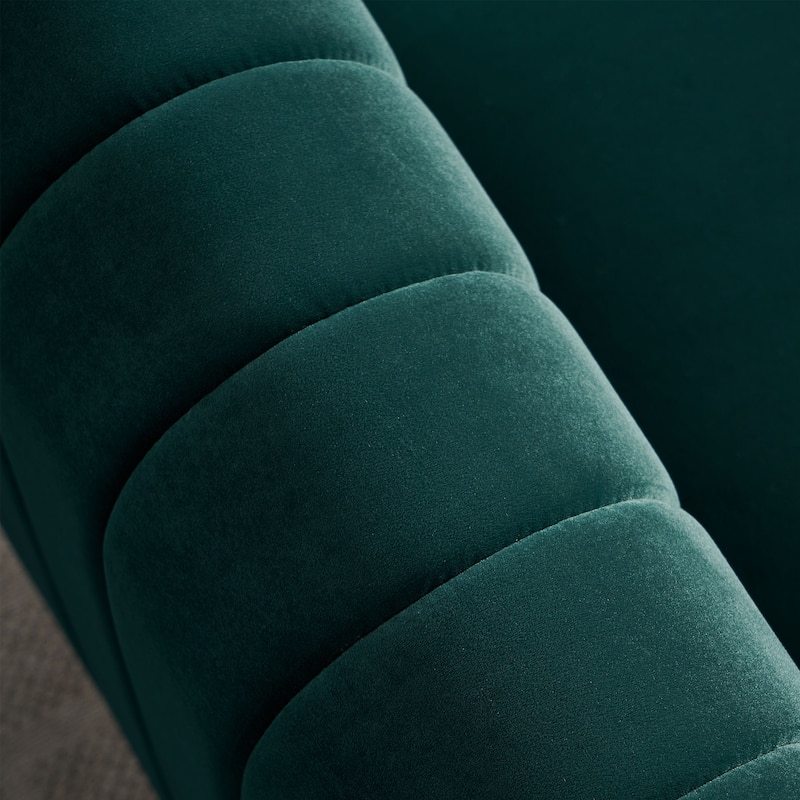 Velvet Sofa Couch 84.25''W