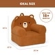 preview thumbnail 4 of 3, Deluxe Cozee Teddy Bear Chair