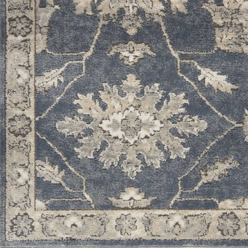 Power Loomed Floral Traditional Area Rug - 120' X '26' X '0.32