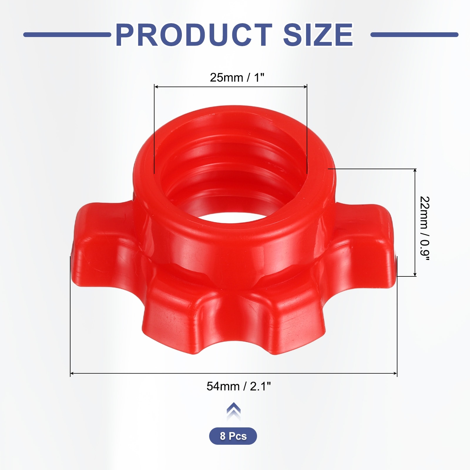 Dumbbell Collars, Barbell Spin Lock Hex Nuts Anti Slip Weight Clip