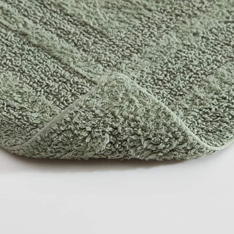 Eddie Bauer Logan Cotton Bath Runner Rug - 60 x 22 - Olive Green
