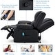 preview thumbnail 14 of 20, AECOJOY 2-Seater Recliner Loveseat with Heat and Massage Function