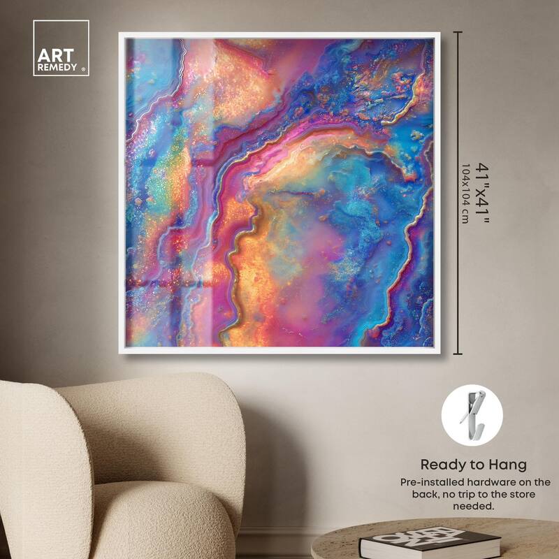 Glittering Spectrum II Shadowbox by Art Remedy