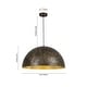 preview thumbnail 76 of 162, Industrial Oversized Metal Dome Pendant Light - Modern Farmhouse