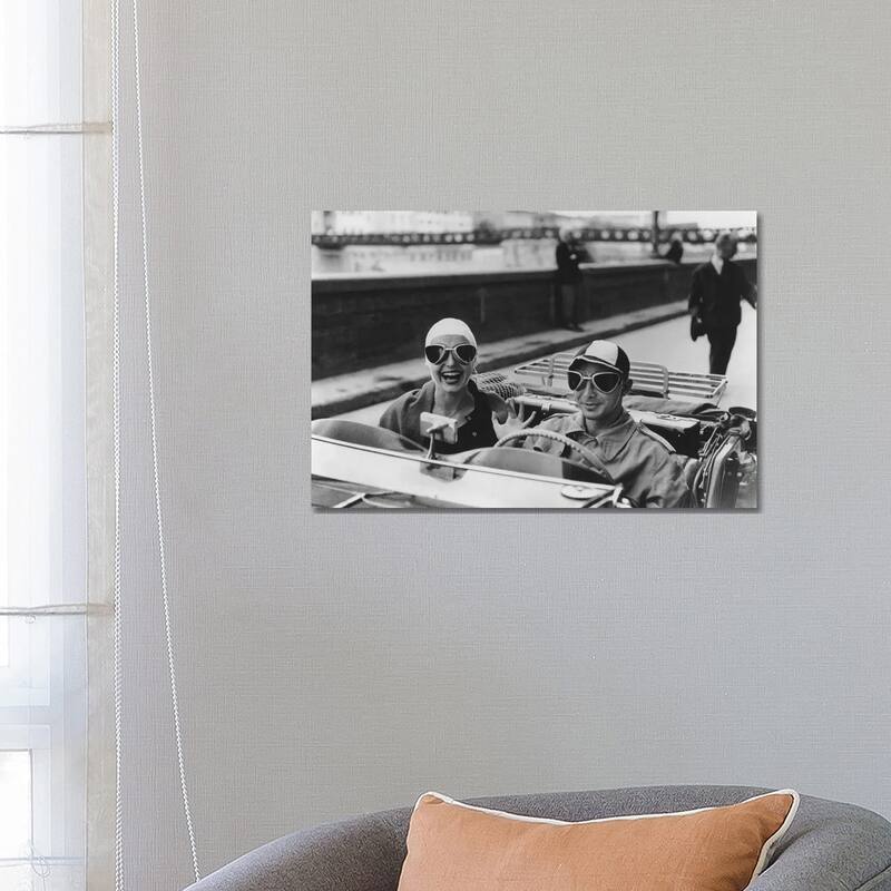 iCanvas "Couple In Mg (Florence, Italy 1951)" by Ruth Orkin Canvas Print - 18x26x1.5
