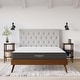 preview thumbnail 17 of 17, Aveline 8-inch Gel Memory Foam Mattress - White