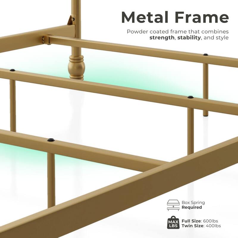 Furniture of America Wren Metal Full Spindle Bed.