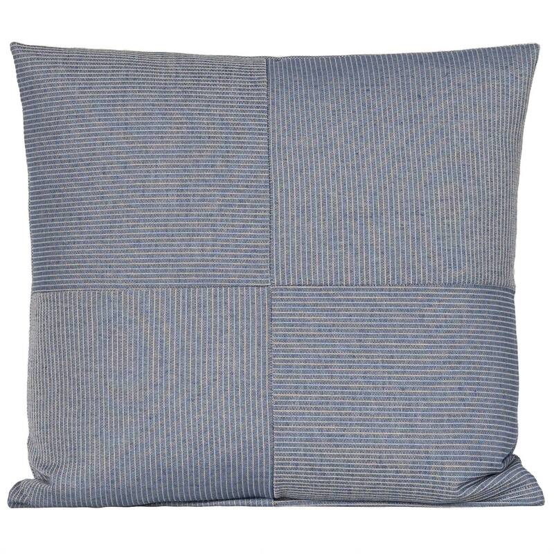 Redeem Stripe Eco-friendly 4-Patch Throw Pillow