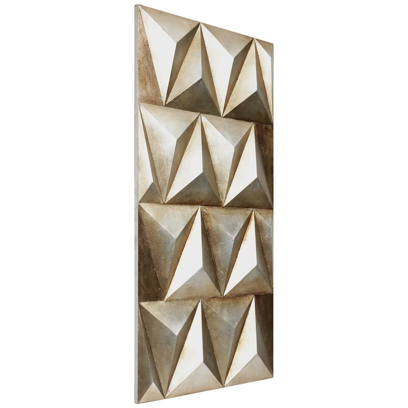"Steel" Mixed Media Iron Hand Painted Dimensional Wall Art Sculpture