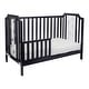 preview thumbnail 15 of 22, Celeste 3-in-1 Convertible Island Crib White Black