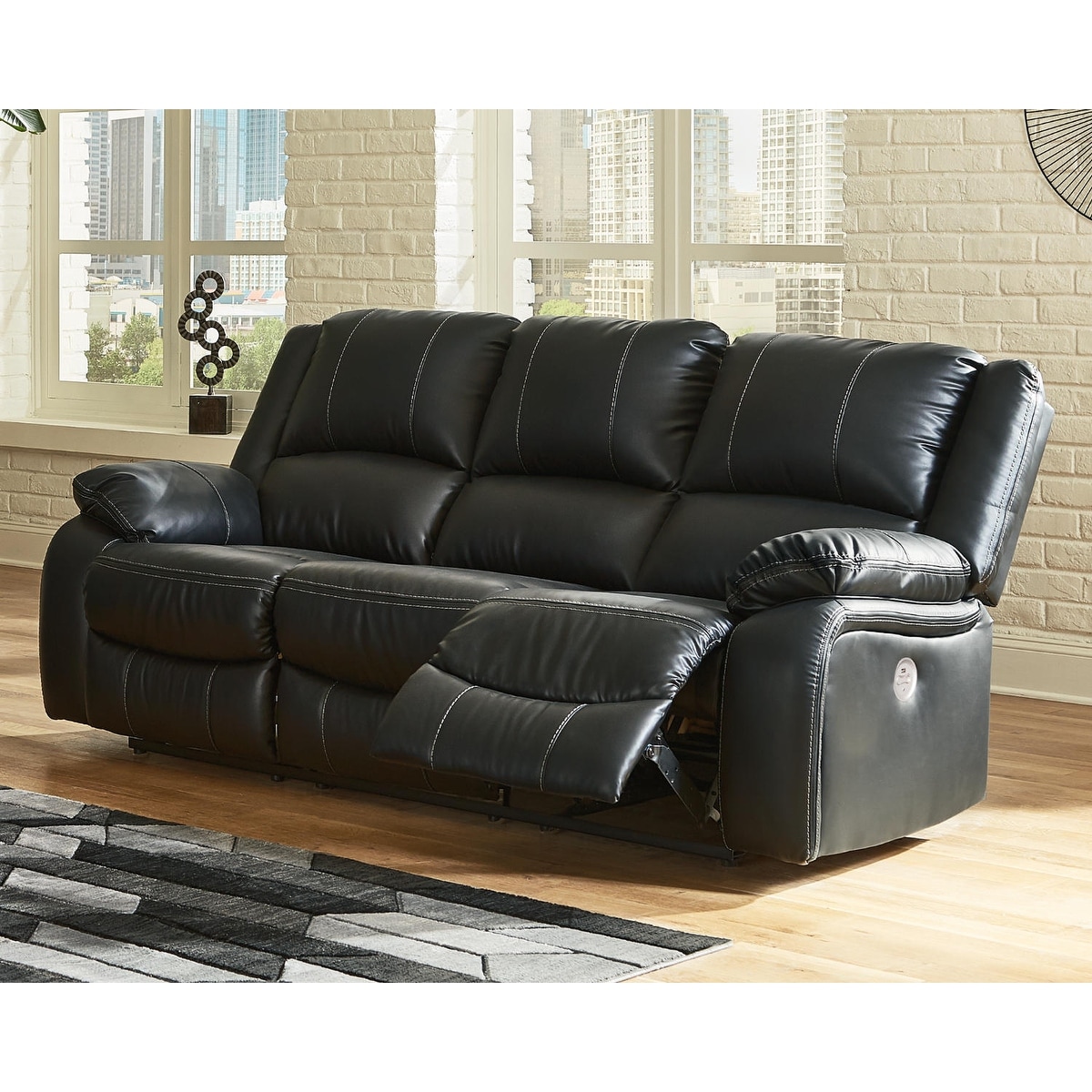 Signature Design by Ashley Calderwell Power Reclining Sofa On