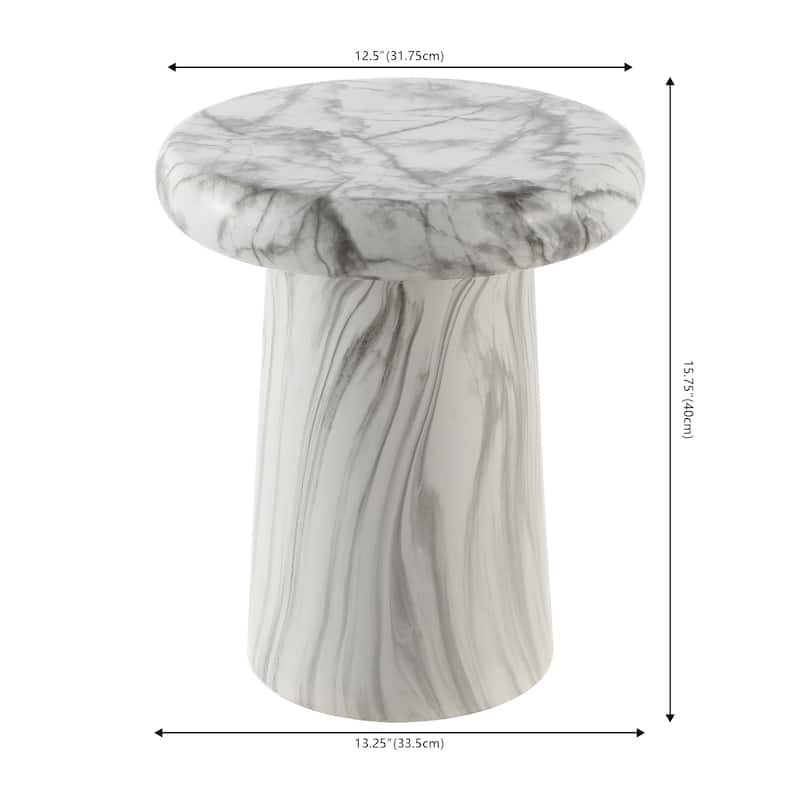 SAFAVIEH Sybille Ceramic Decorative Garden Stool (Fully Assembled)
