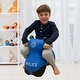 preview thumbnail 12 of 41, BounceZiez Inflatable Bouncy Ride-On Hopper with Pump Police Car