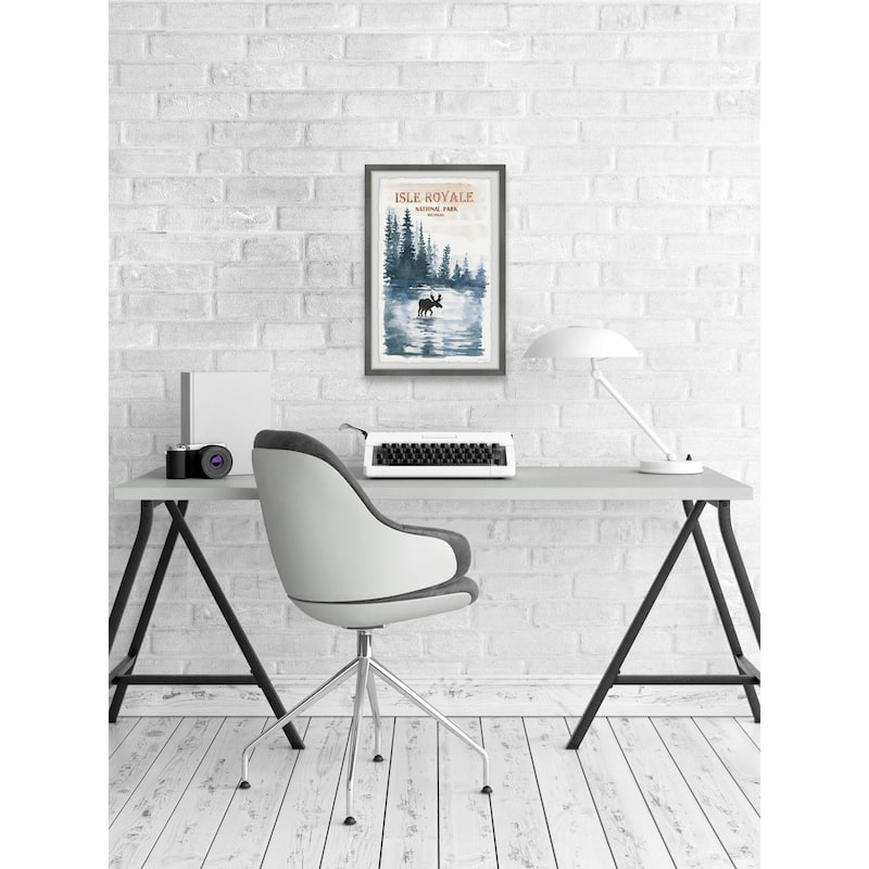 'Isle Royale National Park III' Framed Painting Print