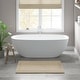 preview thumbnail 11 of 109, Madison Park Signature Splendor 100-percent 100% Cotton Tufted 3000 GSM Reversible Bath Rug 24x72" - Natural