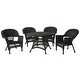 preview thumbnail 4 of 3, 5-piece Resin Wicker Dining Set