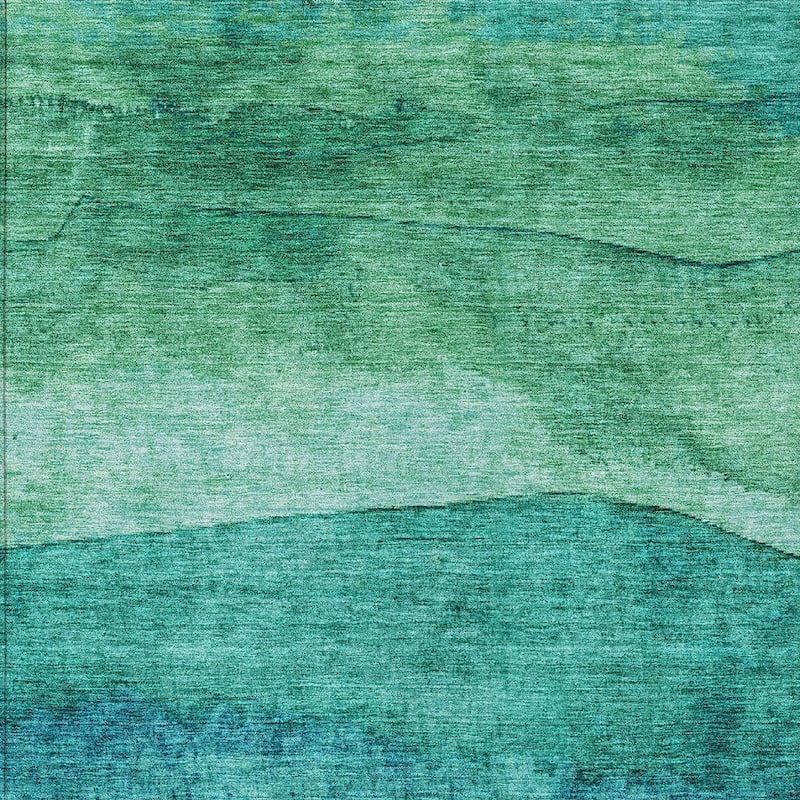 HomeRoots Abstract Modern Rectangle Outdoor Rug