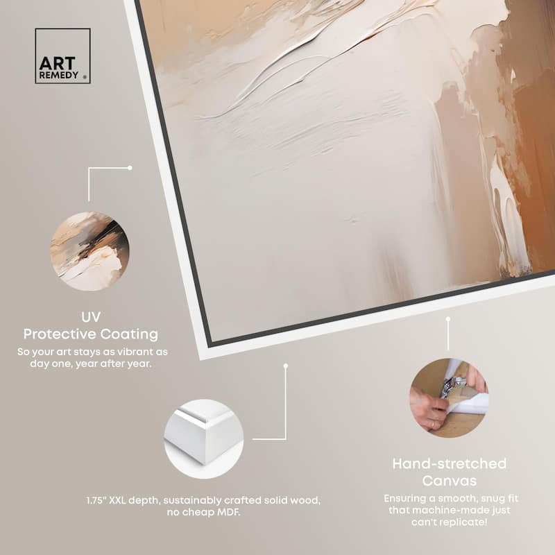 Baked Clay II Canvas by Art Remedy