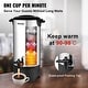 preview thumbnail 15 of 14, VEVOR Commercial Coffee Urn 50-110 Cup Stainless Steel Coffee Dispenser Fast Brew