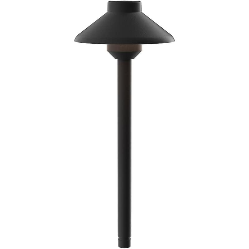 Kichler Single Light 15" Tall Integrated LED Landscape Path Light - - Textured Black
