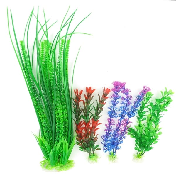 Unique Bargains Aquarium Fish Tank Aquascaping 15 High Manmade Plastic Plant  Grass Green - Bed Bath & Beyond - 18352224